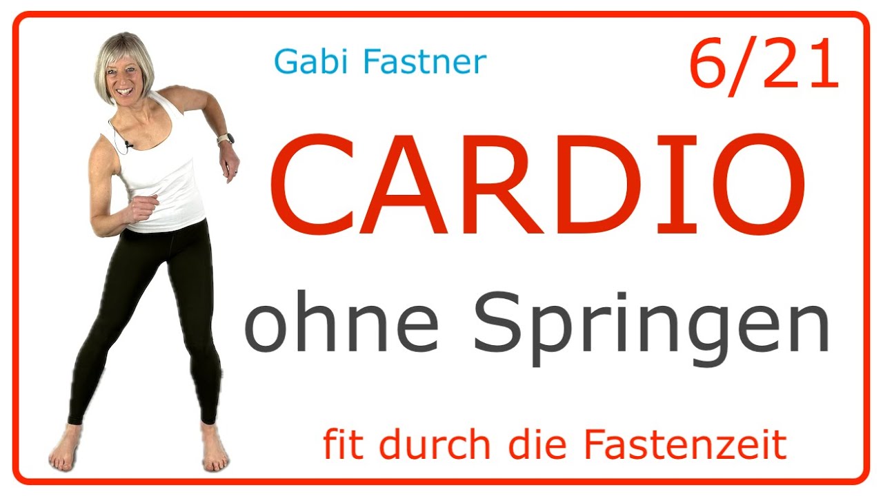 6/21 ☀️ 30 min. Cardio ohne Springen | ca. 3200 Schritte & 200 Kcal verbrennen, abnehmen ohne Geräte