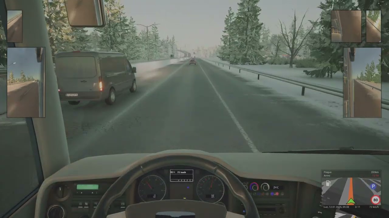 Fernbus Simulator tratta Vienna Praga