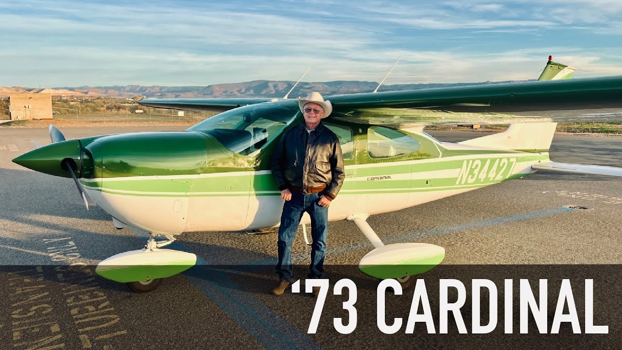 Совершите путешествие во времени на этом самолете Cessna Cardinal 177B 1973 года выпуска.