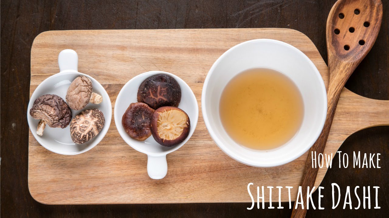 How to Make Shiitake Dashi (Recipe) 干し椎茸の戻し汁の作り方（レシピ）