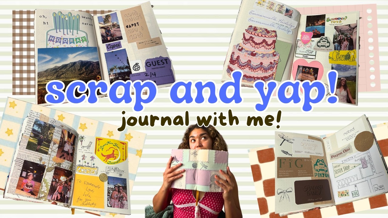 junk journal with me! 📖 💤🕯️🌙🖌️ a cozy, chatty scrap and yap!