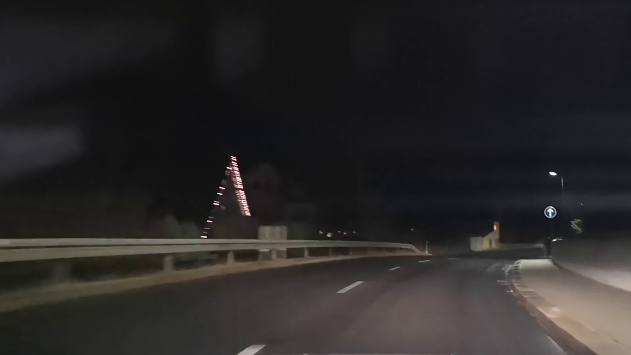 OELSNITZ ERZGEBIRGE EINE ABENDFAHRT DURCH DIE WEIHNACHTLICHE GESCHMÜCKTE STADT 2019