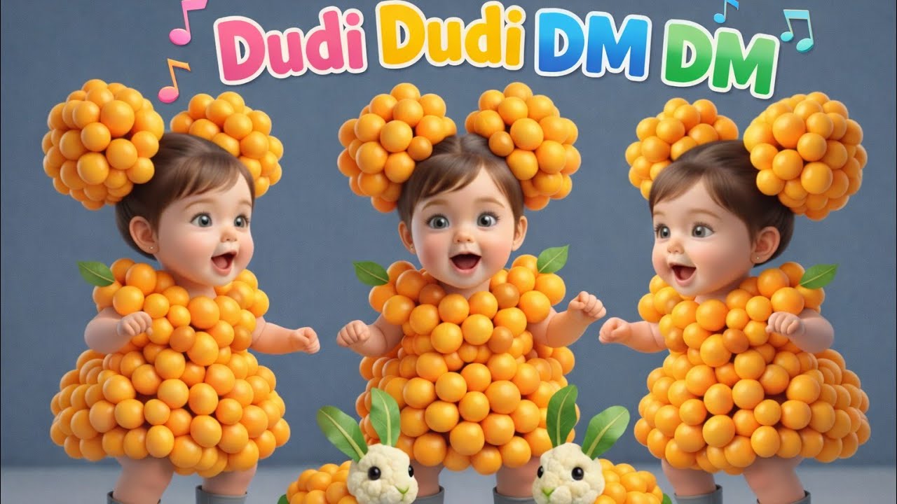 Dudi Dudi DM DM 🎵Little feet go tap tap,Tiny hands go clap clap 💃🕺Fun, music & smiles all around 😍