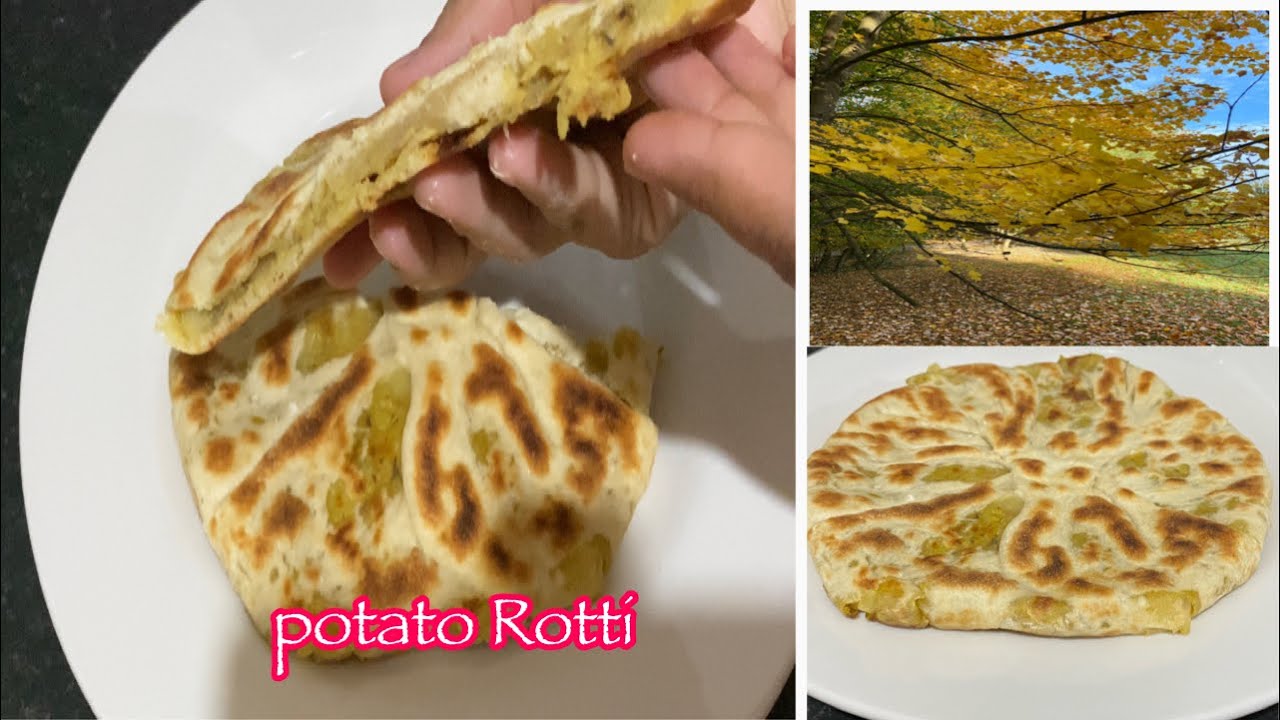 Potato Rotti (curry filling rotti)