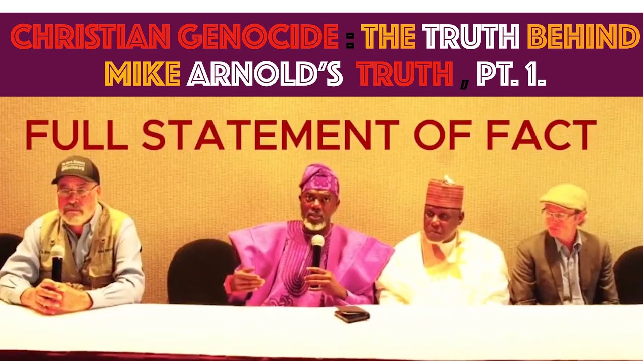 CHRISTIAN GENOCIDE: The Truth Behind Mike Arnold's Truth, Pt. 1