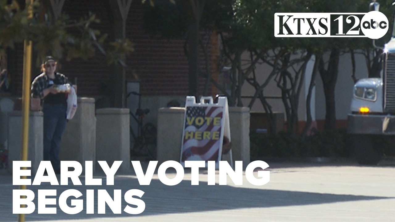 Early voting begins across Texas Big Country, with polling sites and hours by county