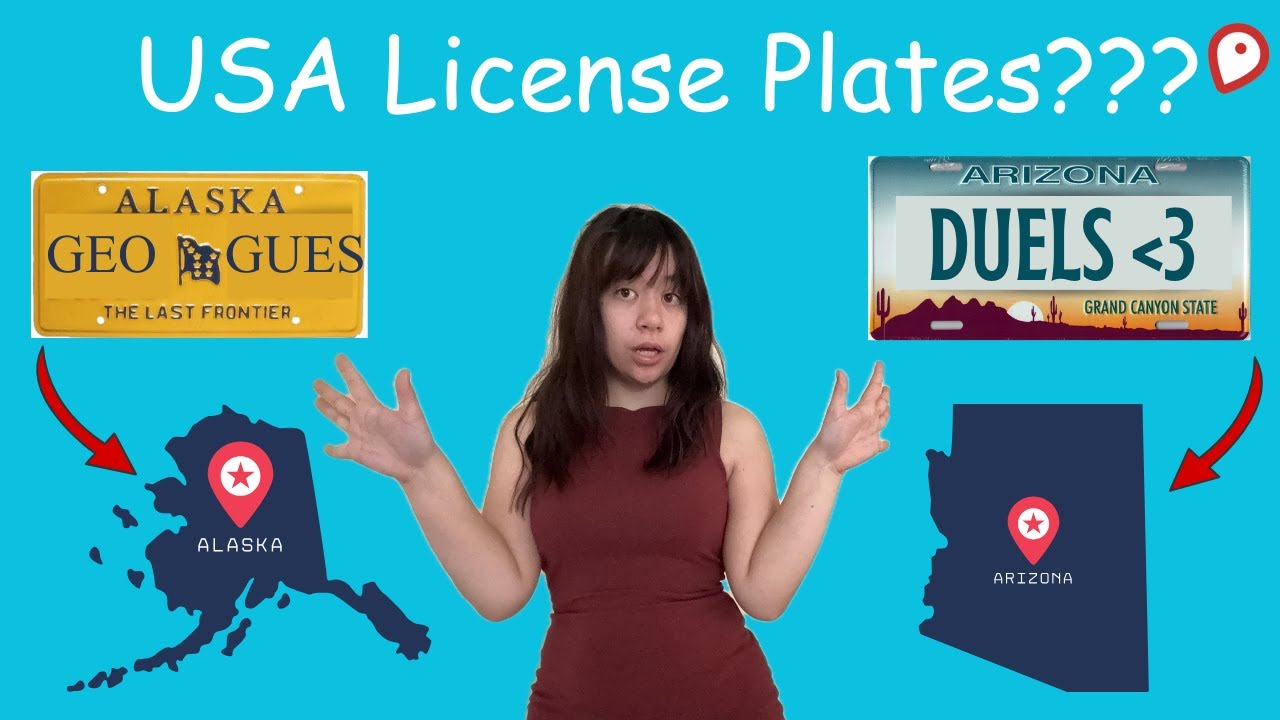 this video ends when... I GUESS 7 USA LICENSE PLATES IN A ROW