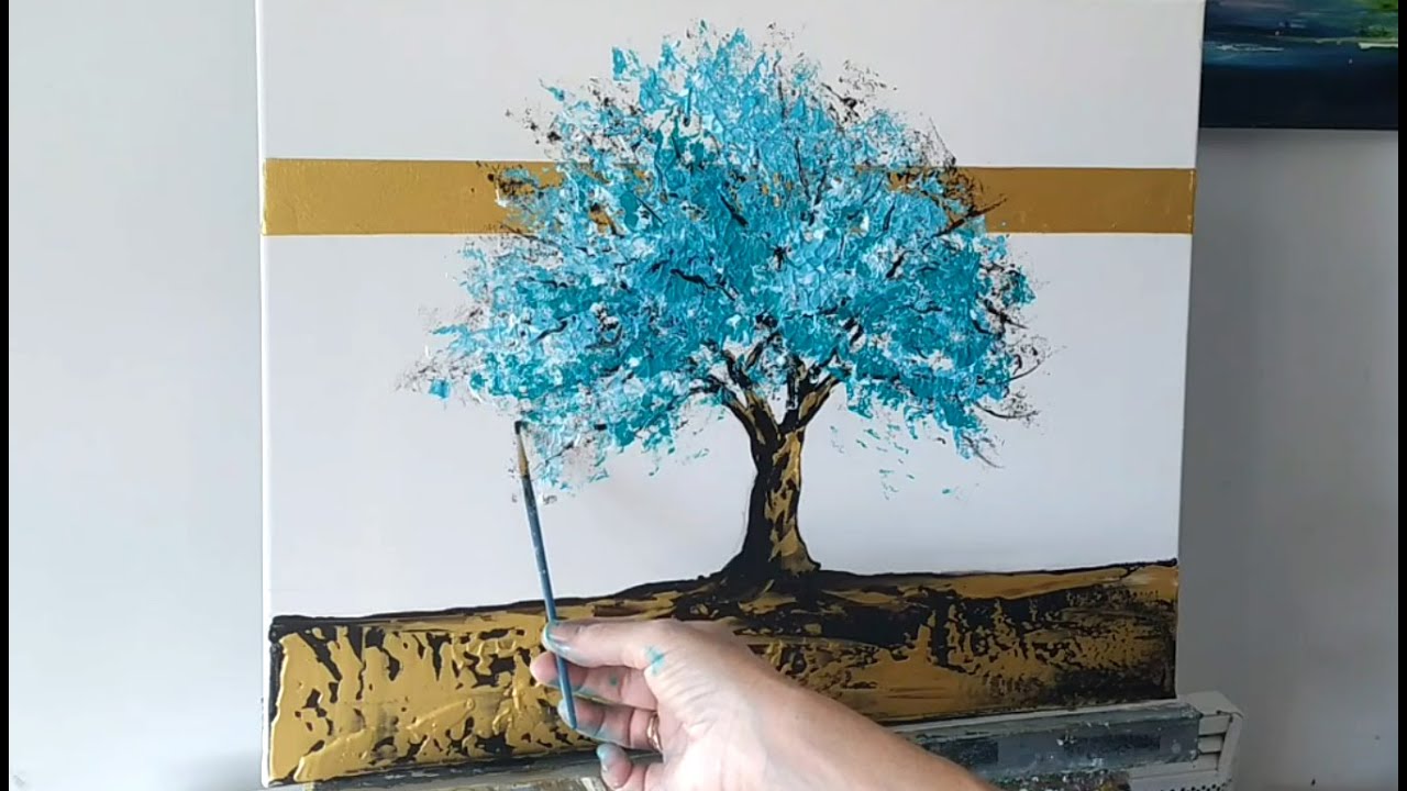 ARBRE DE VIE FACILE AVEC DU PLASTIQUE D'EMBALLAGE