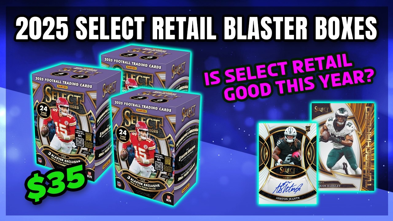 Is Select Retail Good This Year? 2025 Select Football Retail Blaster Box Opening x3 (Walmart)