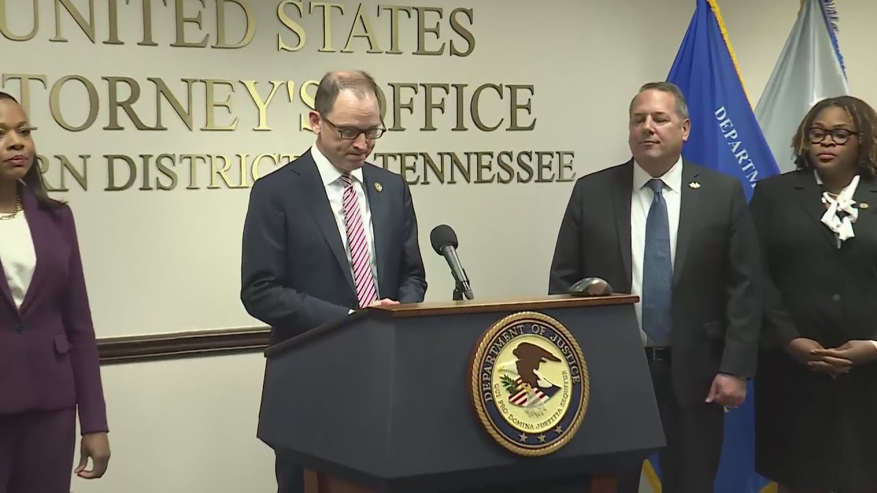 DOJ press conference after federal indictment in Tyre Nichols case