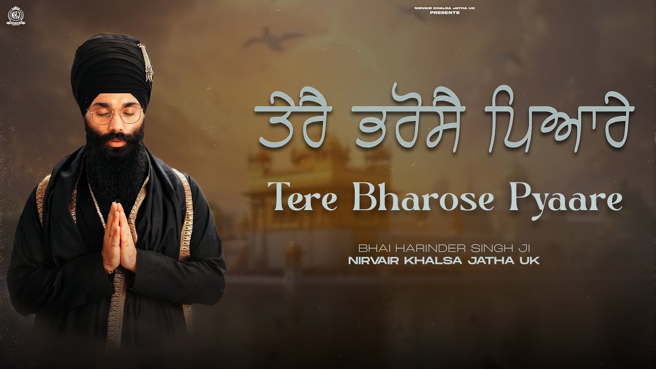 Tere Bharose Pyaare, तेरै भरोसै पिआरे | Gurbani Healing Kirtan | @nirvairkhalsajathauk | NKJ