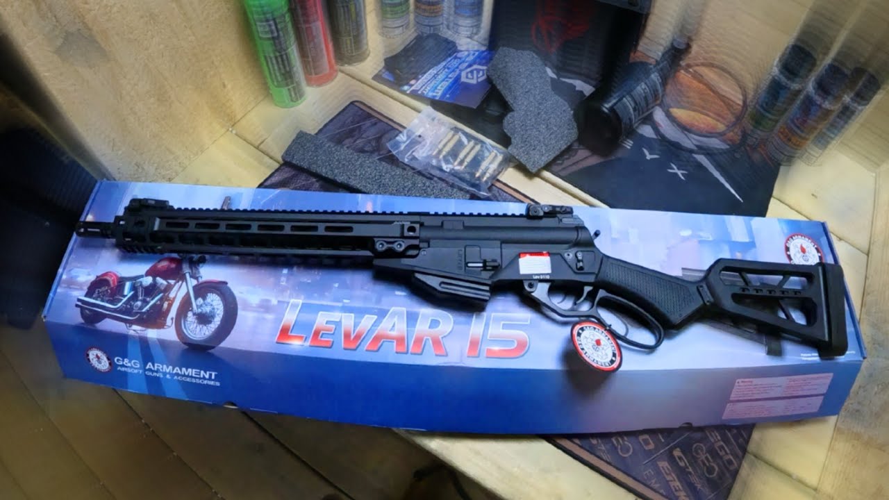 Unboxing the new G&G LevAR 15 + worlds first hpa version #Airsoft