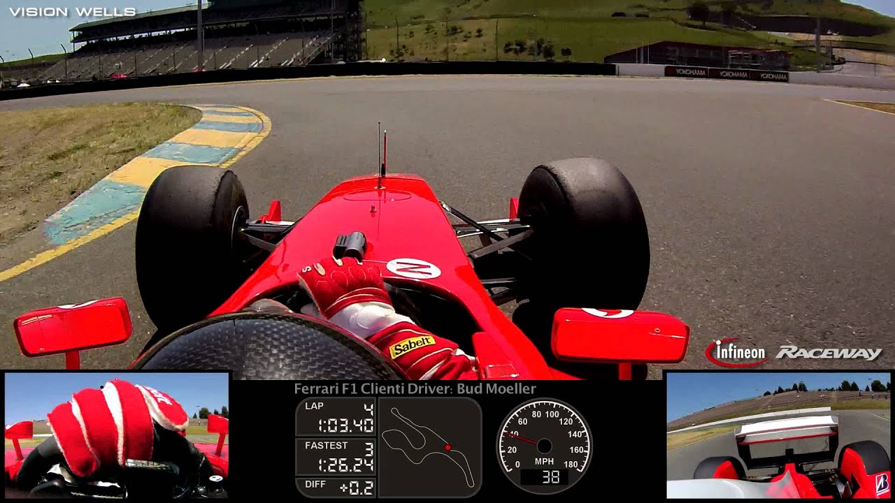 Ferrari Challenge Infineon Raceway - Ferrari F1 Clienti Driver: Bud Moeller / Session 1 - FULL Video