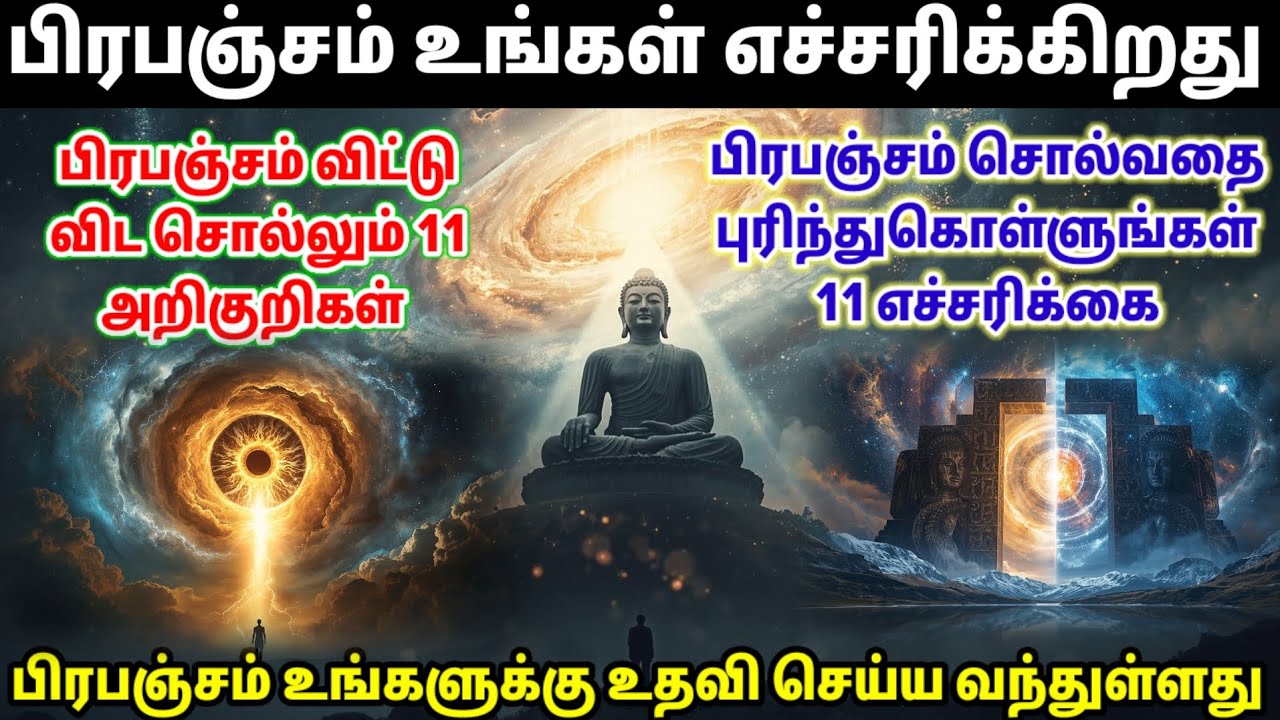 பிரபஞ்சம் உங்களை எச்சரிக்கிறது!! பிரபஞ்சம் விட்டு விட சொல்லும் 11 அறிகுறிகள் | Universe Warning You