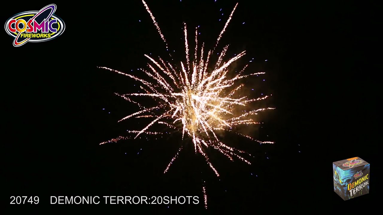 Demonic Terror from Cosmic Fireworks @fireworkcrazy