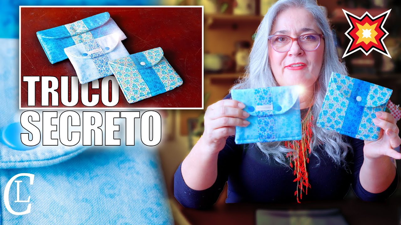 La CARTERA o MONEDERO de TELA más FÁCIL, BONITO y ELEGANTE! ✨Trucos SECRETOS que la hacen PERFECTA 👜