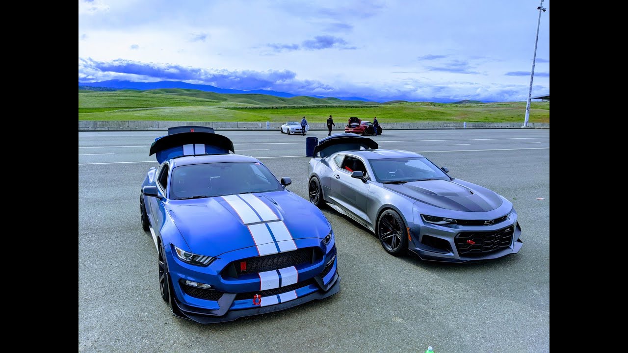 GT350R v ZL1 1LE v GT350 @ Thunderhill West (2 mile)