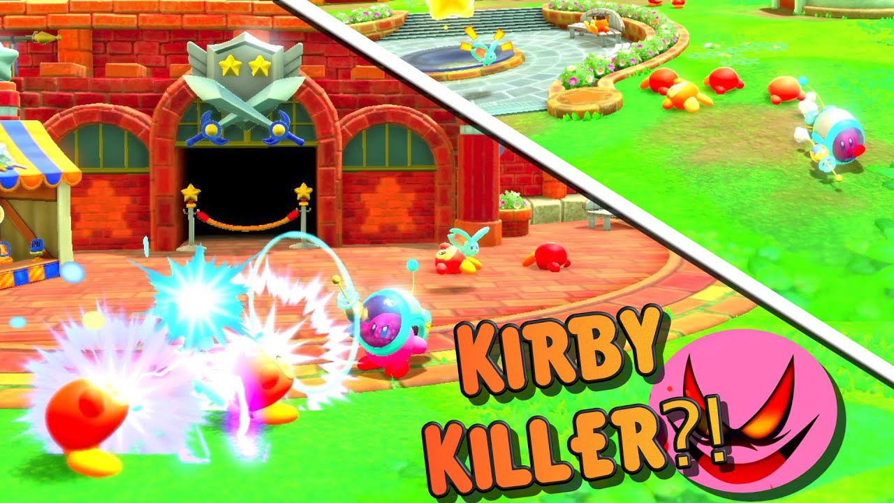 Kirby Can KILL Waddle Dees in Kirby and the Forgotten Land.....