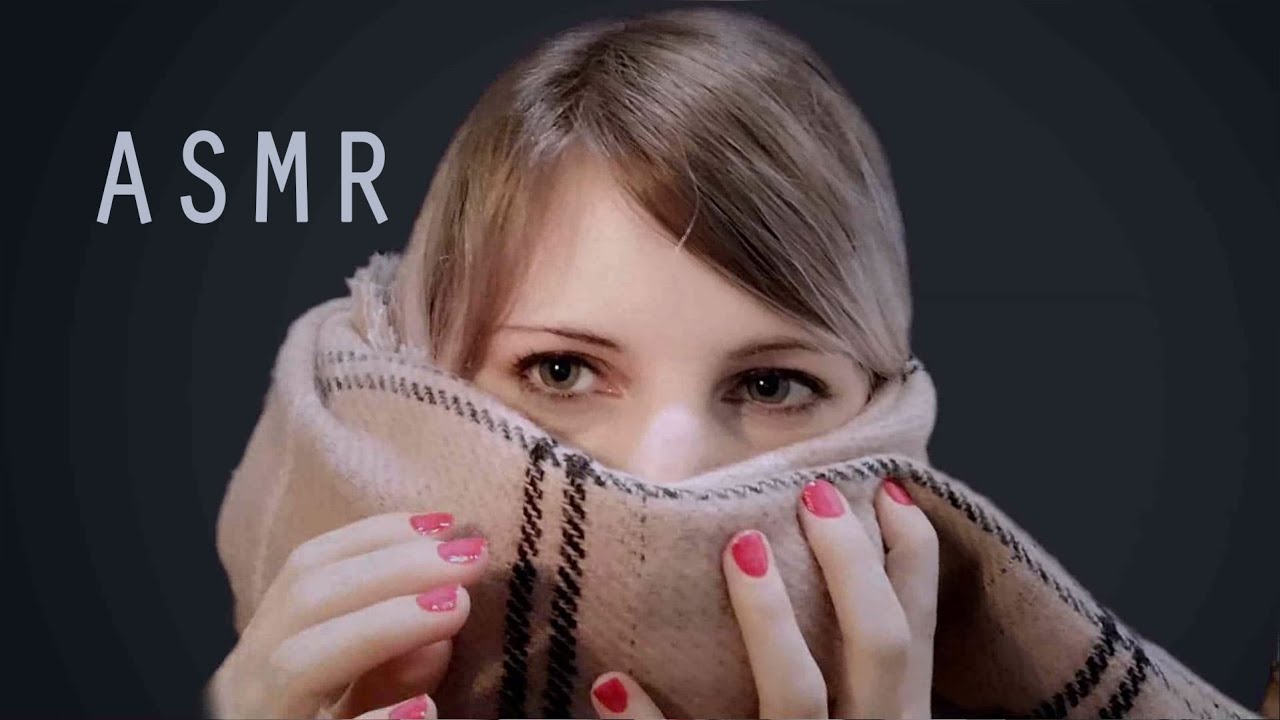 ASMR Whisper | Mumbling through fabric | Silk stole, scarf and bandana | wet mouth sounds