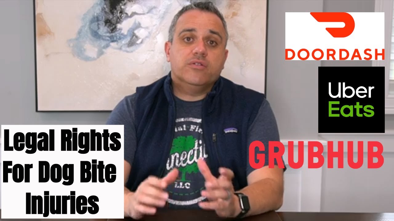 DoorDash, UberEats, GrubHub Delivery Drivers And Dog Bite Injuries Legal Rights