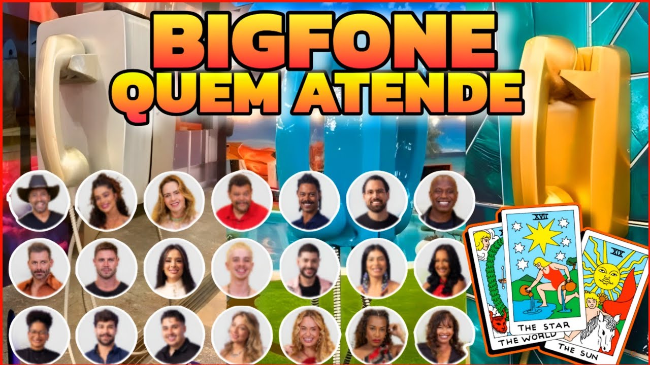 BBB 26 - QUEM VAI ATENDER O PRIMEIRO BIG FONE? TAROT REVELOU🔮