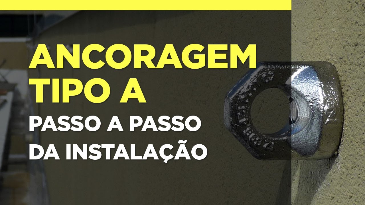 Instalação de dispositivos de ancoragem 