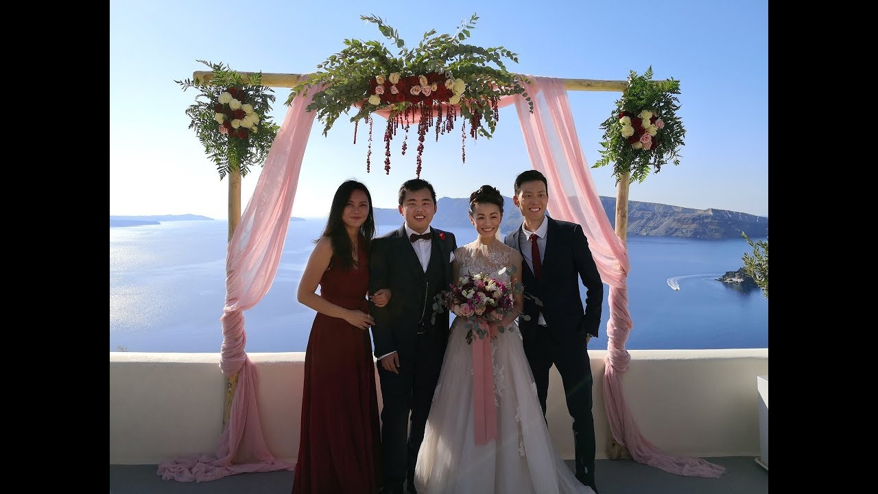 Santorini Wedding 2017 | Episode 3: Rachel & Chun's Romantic Union | JWYY