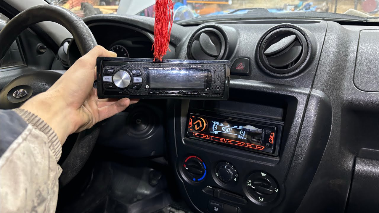 ЗАМЕНА ШТАТНОЙ МАГНИТОЛЫ НА  DL Audio Barracuda HALF-DSP Head Unit
