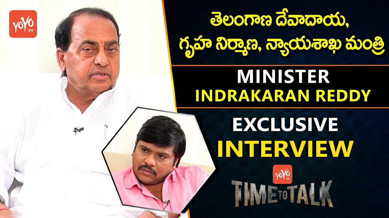 Telangana Endowment Minister Allola Indrakaran Reddy Exclusive Interview | Time to Talk | YOYO TV