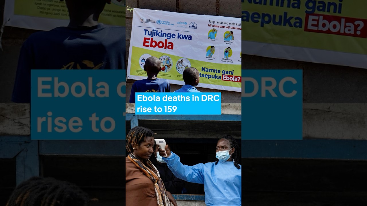 Ebola deaths in DRC rise to 159