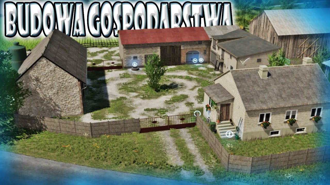 🔵FS22 BUDOWA GOSPODARSTWA na Mapie OSADA 😍 