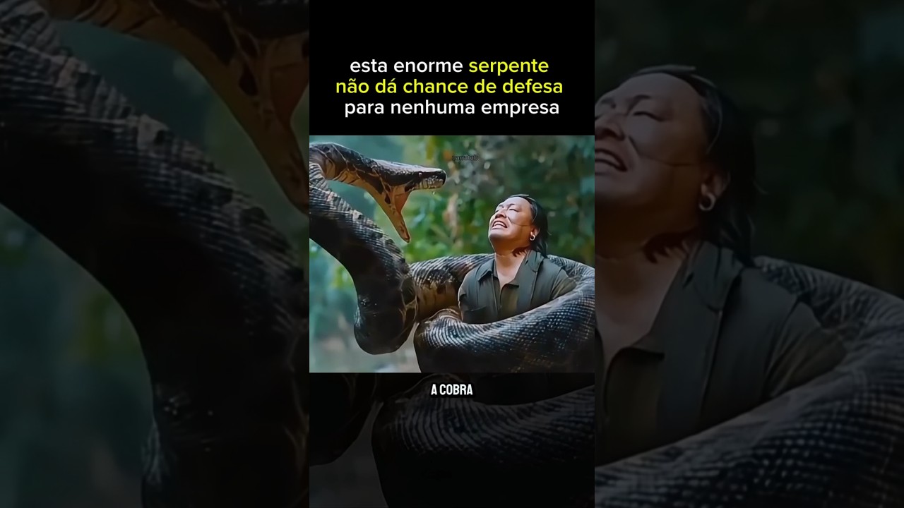Esta anaconda n&atilde;o d&aacute; chance nenhuma para suas presas #narracao #filmes #recapfilme #shorts