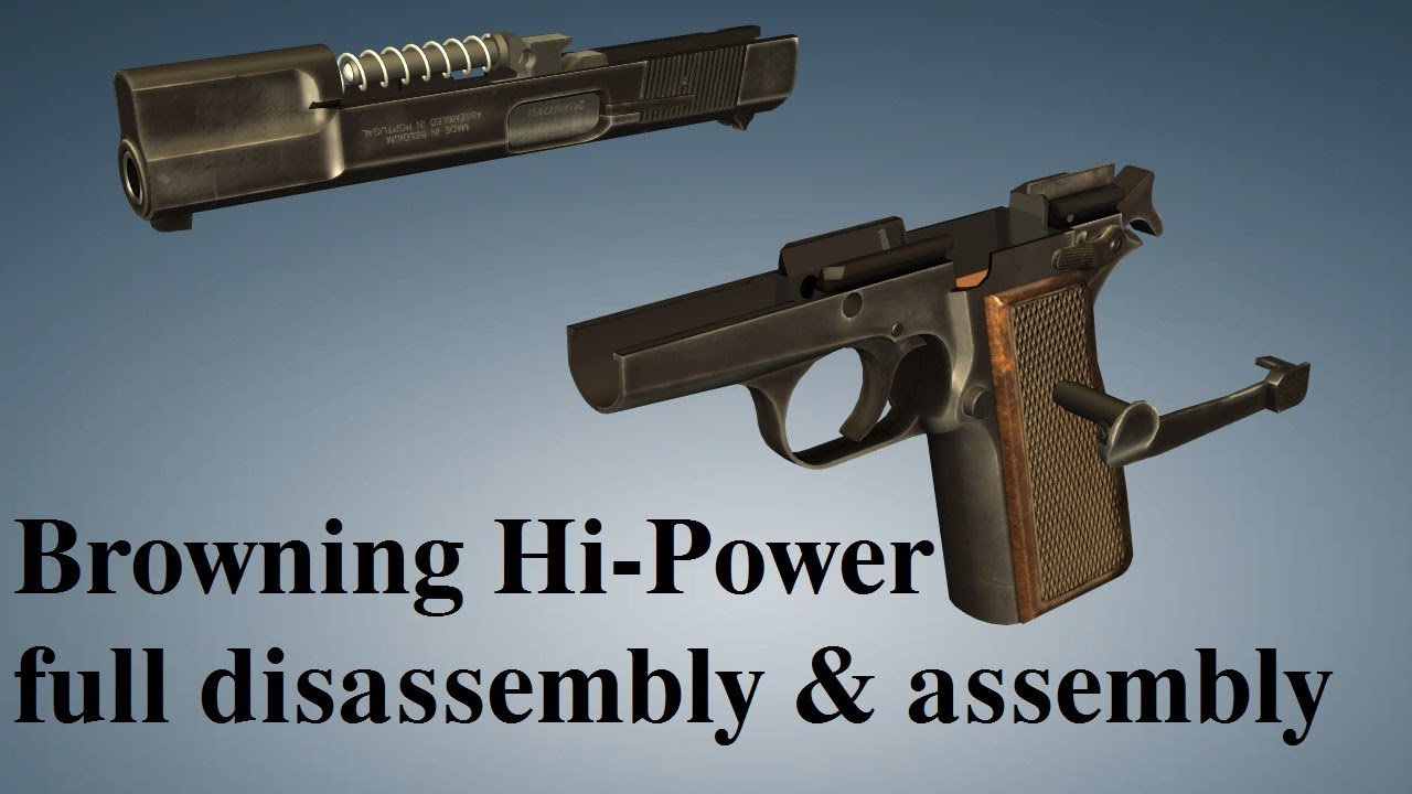 Browning Hi-Power: full disassembly & assembly | World of Guns