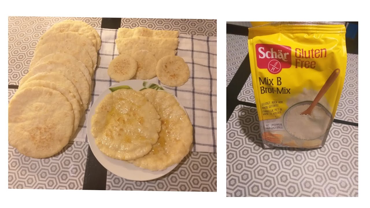 الخبز العربي أو(بطبوط)الخالي من الجلوتين بطريقة سهلة 😋