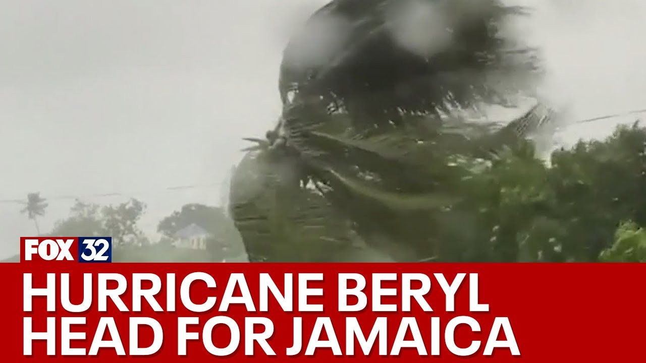 Hurricane Beryl heads for Jamaica