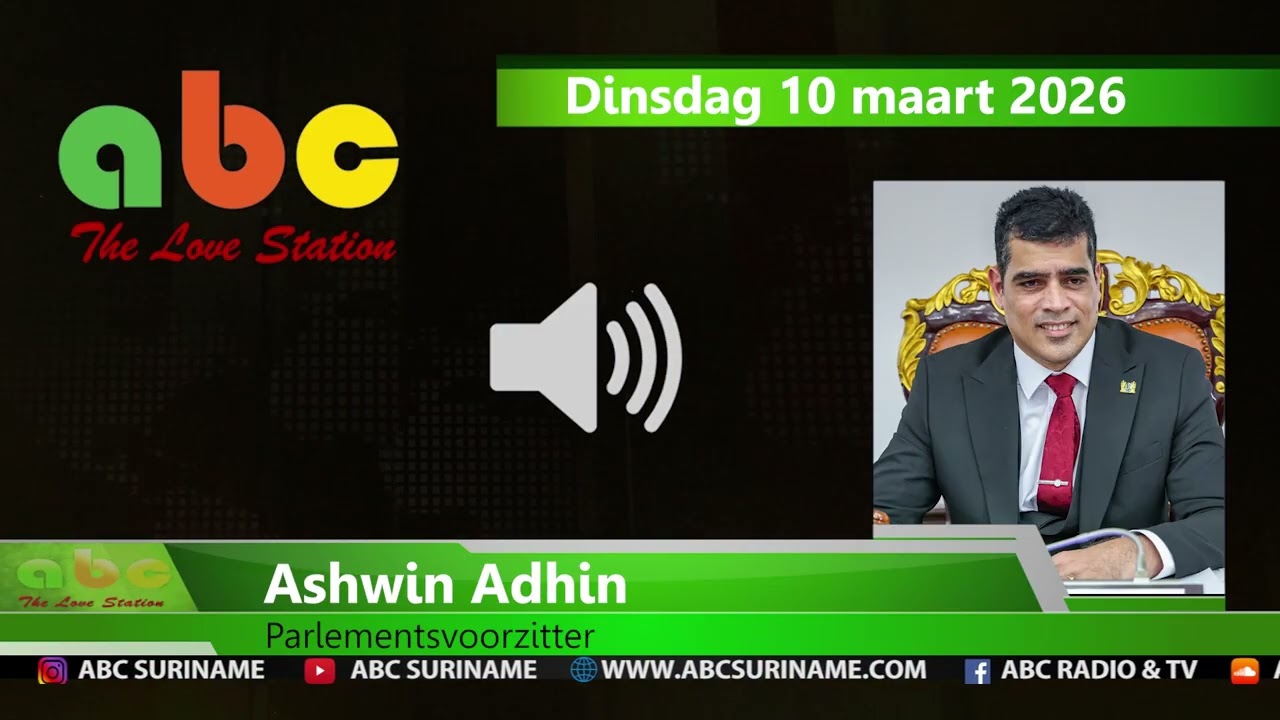 Parlementsvoorzitter Adhin bevestigt verzoek in staat van beschuldigingstelling drie ex-ministers
