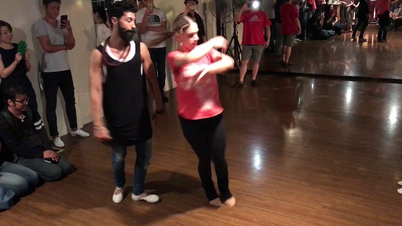 Frankie Martinez & Lia Robertson Social Dancing - Japan, Aug 2017