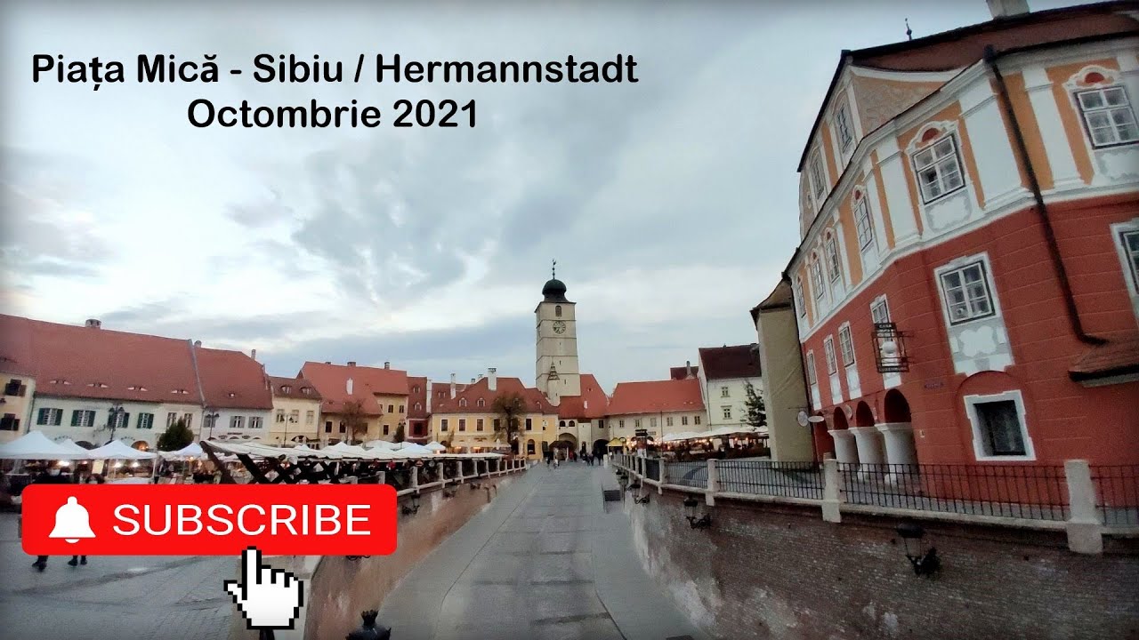 Sibiu - Hermannstadt / Romania | Piata Mica Tur Complet / Full Tour | Old City | Octombrie 2021