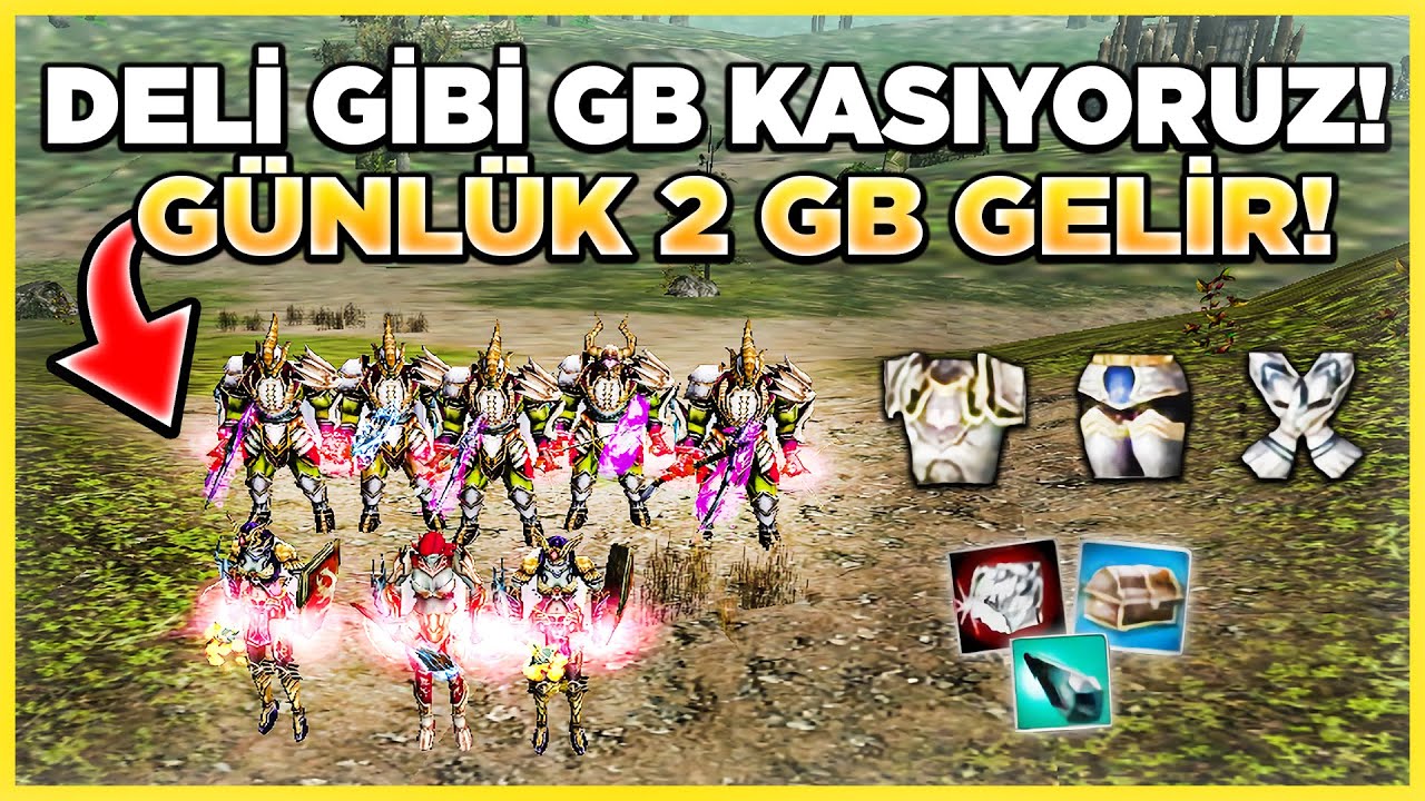 EKİPLE DELİ GİBİ GB KASIYORUZ! 💰🔥 | GÜNLÜK 2 GB GELİR! 🤑 | Knight Online Zero #30