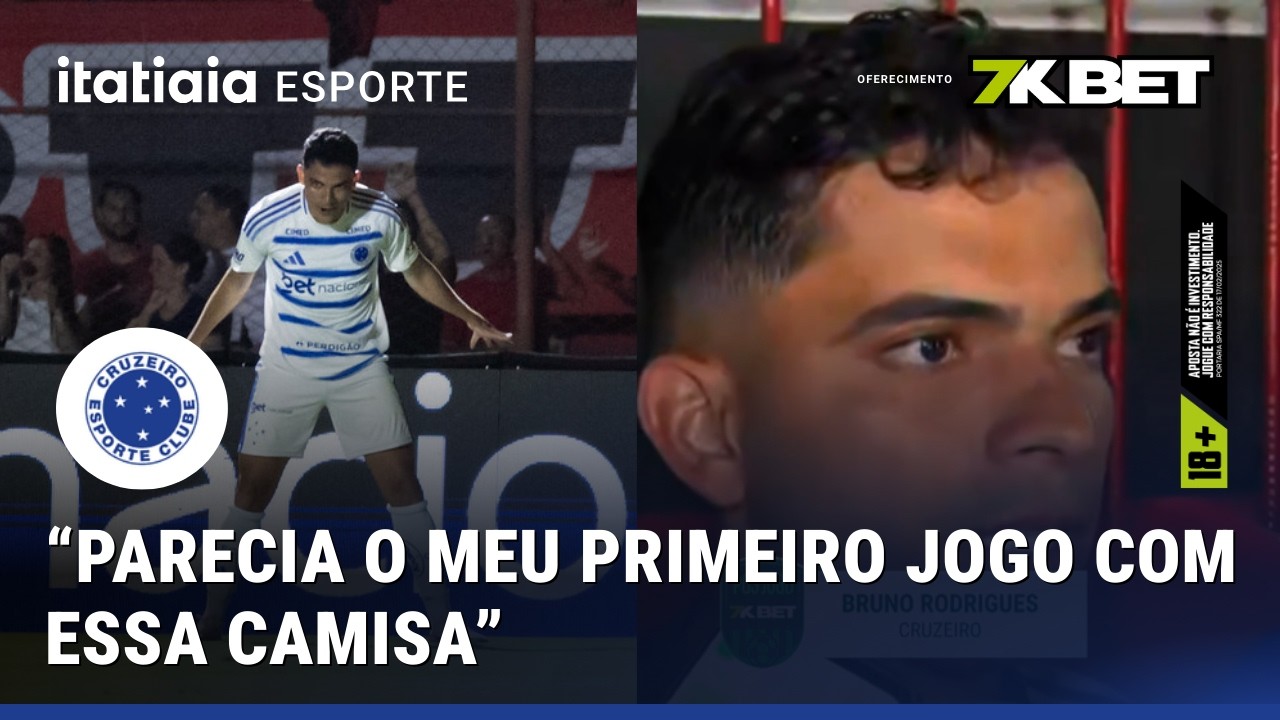 BRUNO RODRIGUES FALA SOBRE REESTREIA COM GOL PELO CRUZEIRO