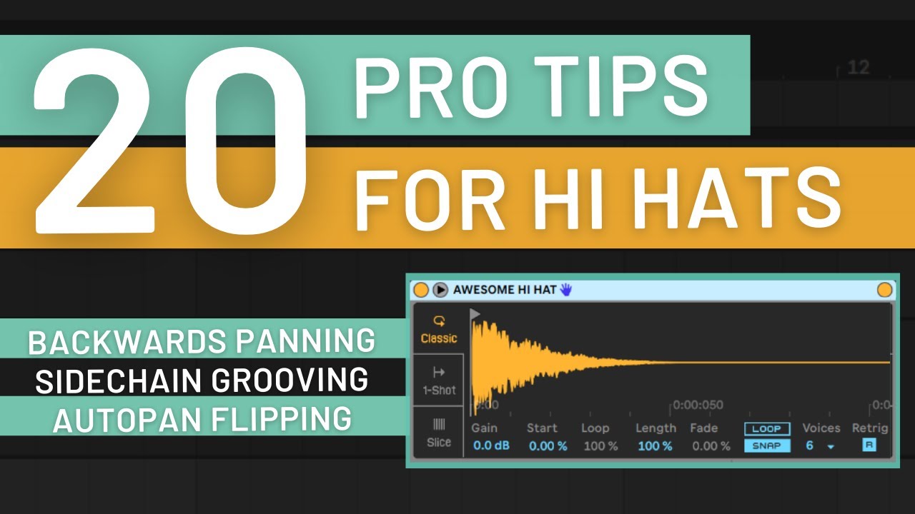 How to Produce Hi Hats (and Shakers) like a Pro