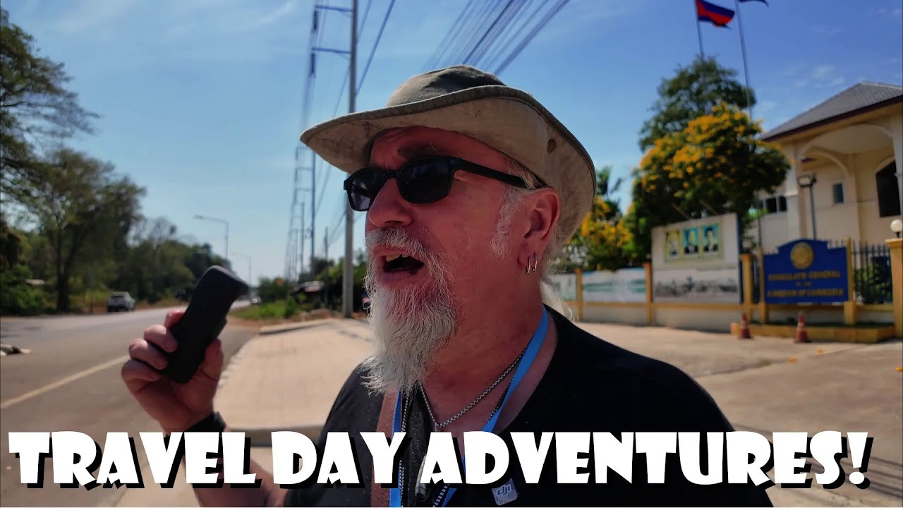 The Frugal Vlog  - E44 - On My Way To Cambodia on the Giant Ibis Bus!! 🇹🇭  Bangkok 🇰🇭 Siem Reap