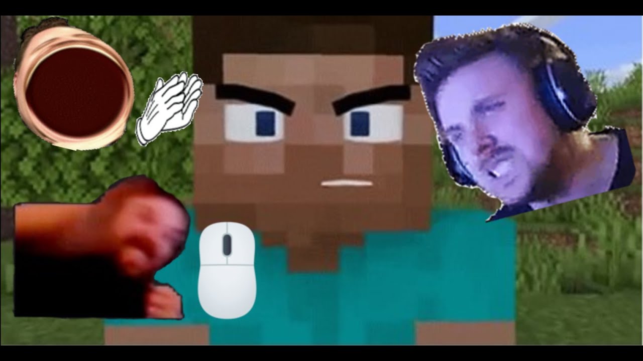 Форсен сломал мышь во время скоростного прохождения Minecraft (с чатом)