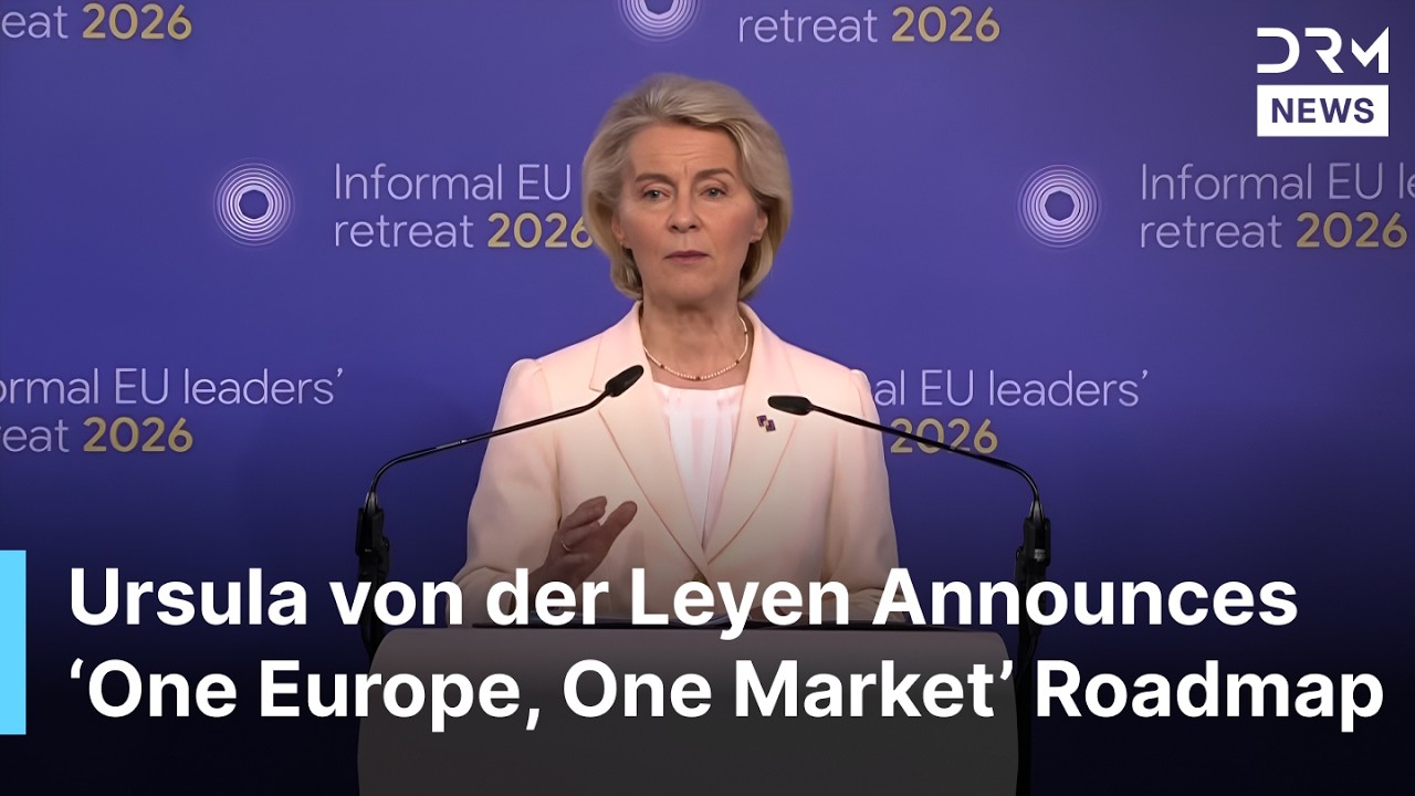 FULL SPEECH: Ursula von der Leyen Reveals EU’s “One Europe, One Market” Roadmap for 2026 | AC1N