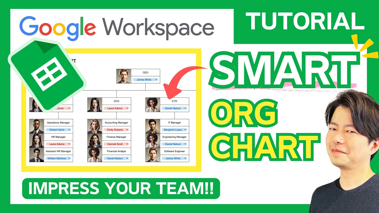 Super Easy! Auto-Update Org Charts with Photos in Google Sheets!