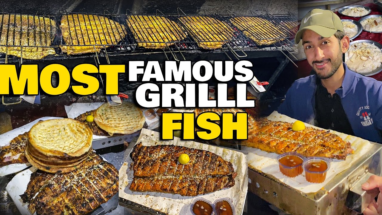 FAISALABAD’s MOST FAMOUS GRILLED FISH | DECENT FISH FAISALABAD | Best Grilled Fish | BUTT Ice-cream