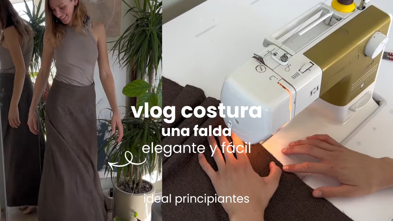 Ep. 7 | Empieza a coser con este proyecto | Tu primera falda larga y elegante