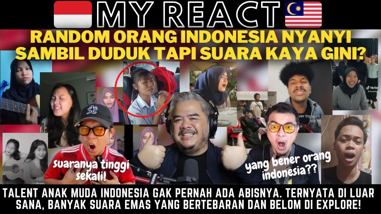 TINGGI SEKALI! RANDOM TIKTOKER INDONESIA NYANYI SAMBIL DUDUK TAPI SUARA KAYA GINI??