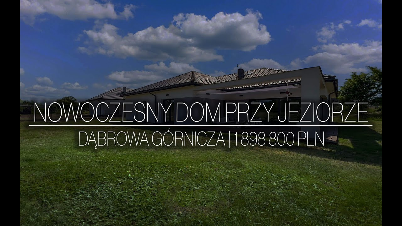 [SPRZEDANE] Nowoczesny 2-rodzinny dom przy jeziorze | Dąbrowa Górnicza Marianki.