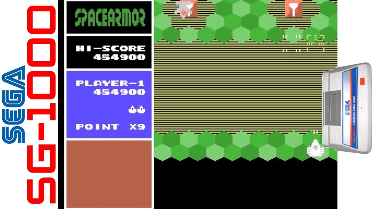 Space Armor SG-1000 Longplay Playthrough Tsukada 1984